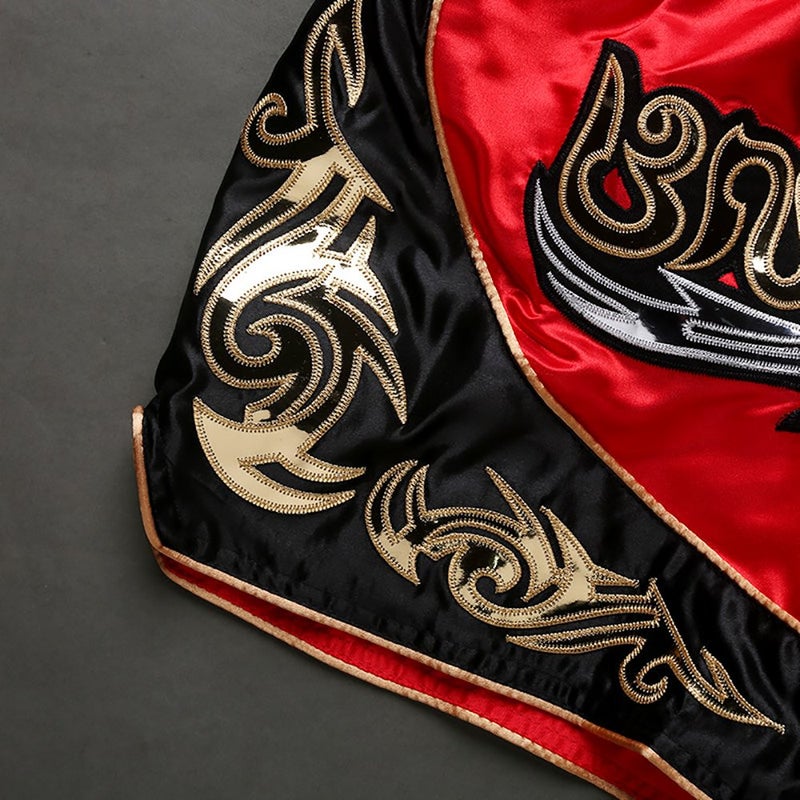 FLUORY Muay Thai Fight Shorts,MMA Shorts Clothing Training Cage Fighting Grappling Martial Arts Kickboxing Shorts Clothing - Image 5